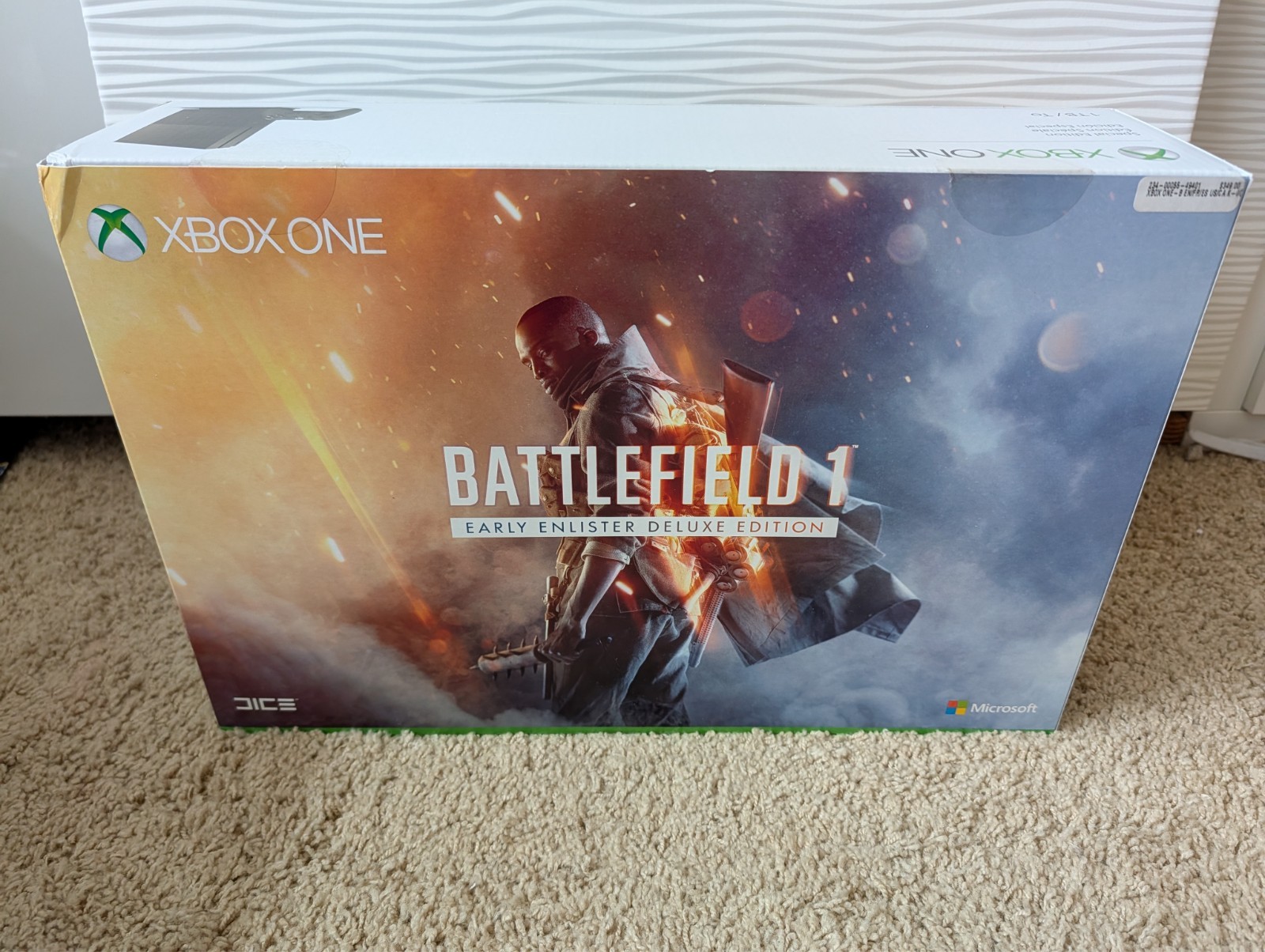Xbox One 1 TB/To Battlefield 1 Early Enlister Deluxe Edition SEALED