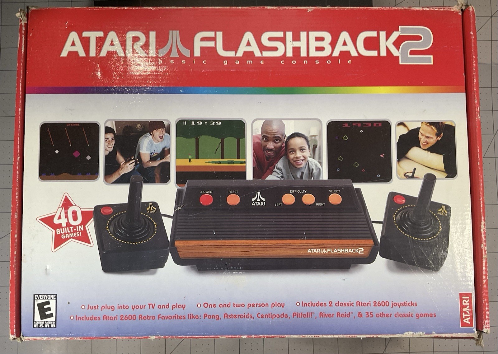 Atari Flashback 2 Classic Game Console complete with 40 Built-In Never Used
