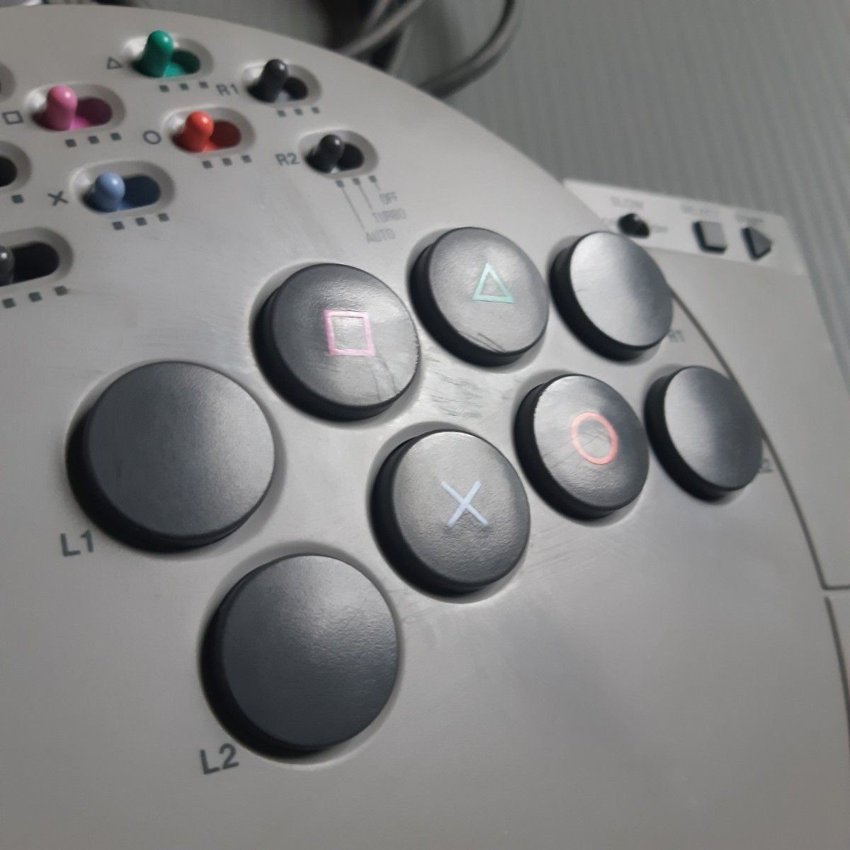 ASCII Fighter Stick V ASC-0501J Arcade Stick Controller for Sony PlayStation