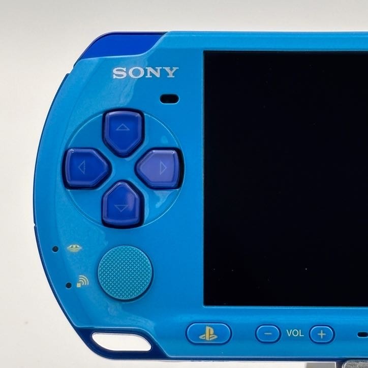 Sony PSP-3000 Aqua Blue Value Pack Console Bright LCD Slim & Lite Boxed Excellen
