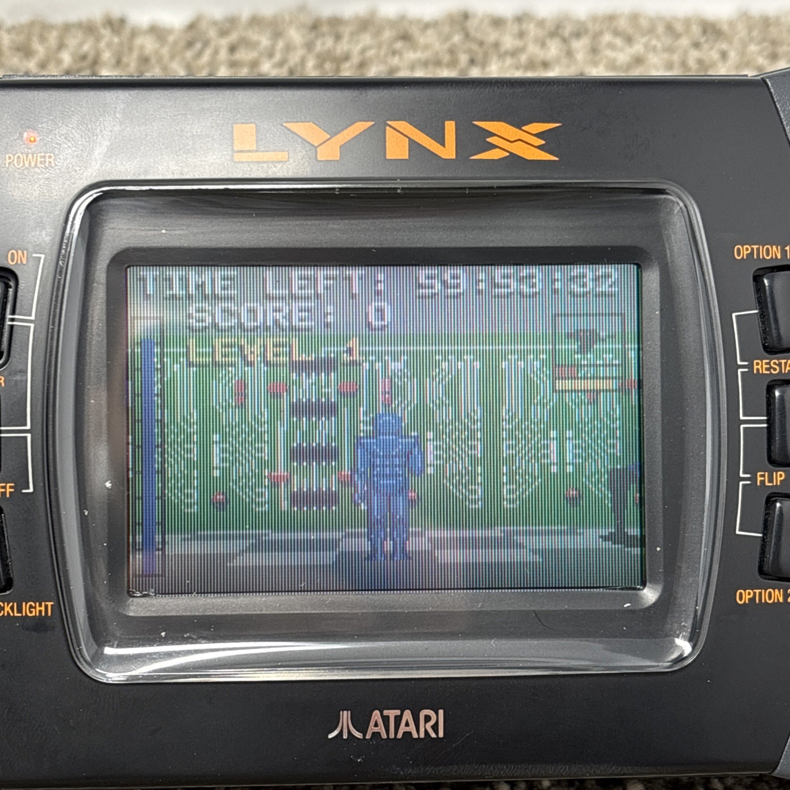 Atari Lynx II System Handheld Console Tested With 6 Games Manuals Case And More