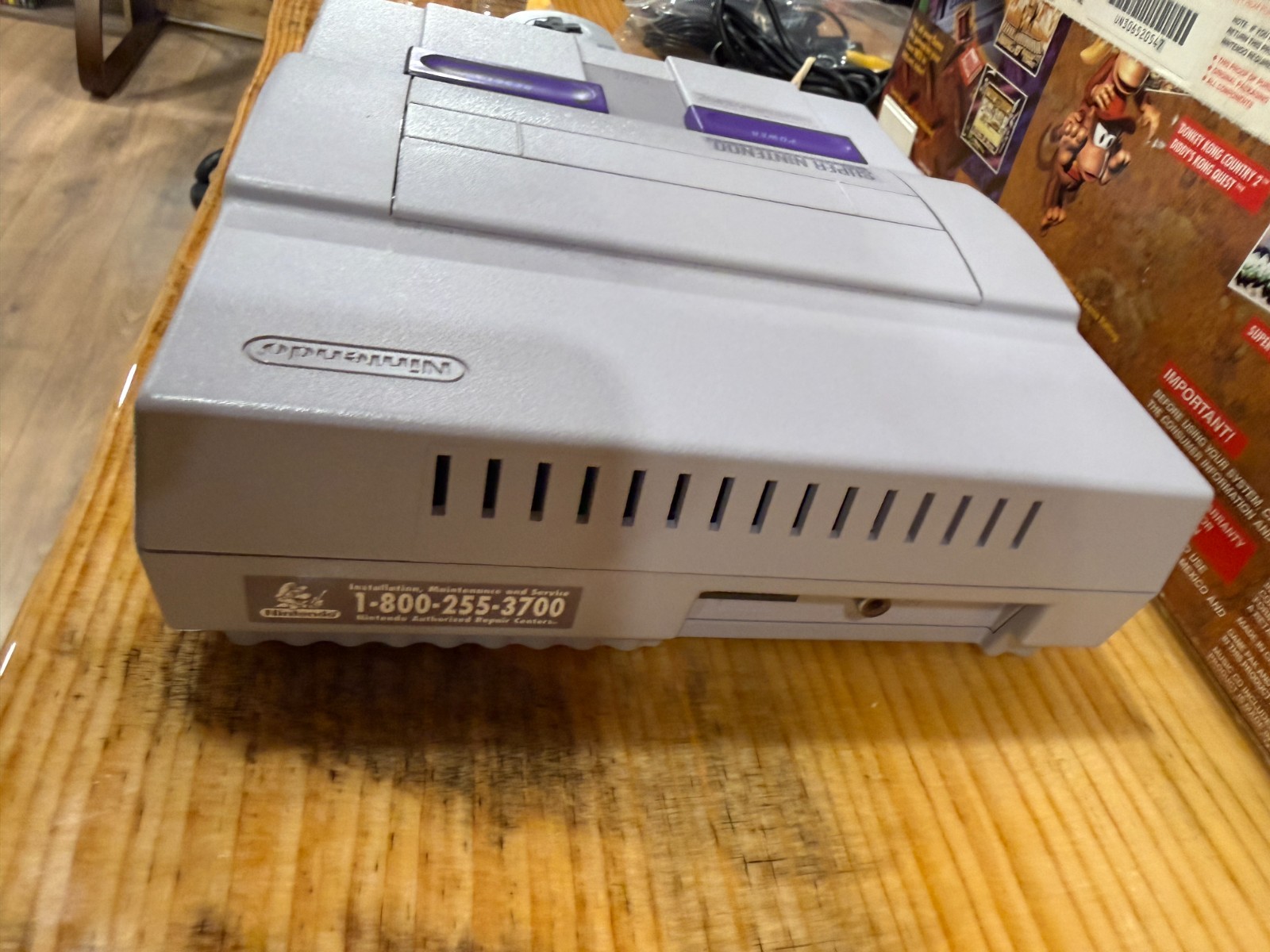 Super Nintendo SNES Killer Instinct Console Set (One Chip/Matching Serial #’s)