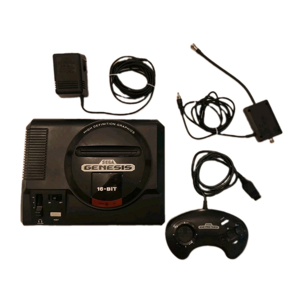 Sega Genesis Model 1 MK-1601 Console Bundle Tested