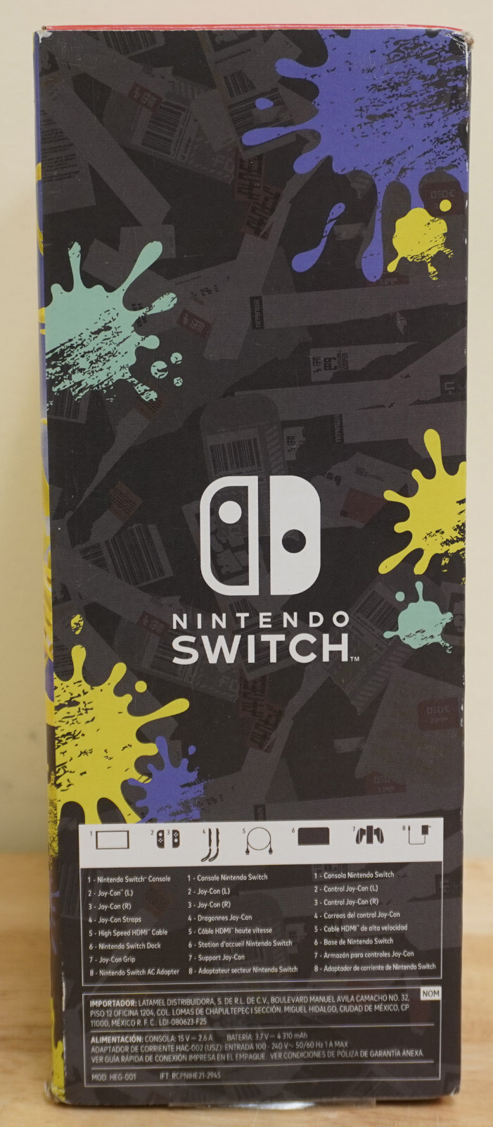 Nintendo Switch Splatoon Limited Special Edition System OLED Console US Stock