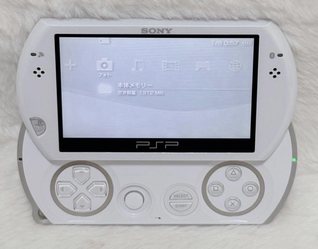 PSP GO PlayStation portableGo Piano White PSP-N1000 PW Free Ship