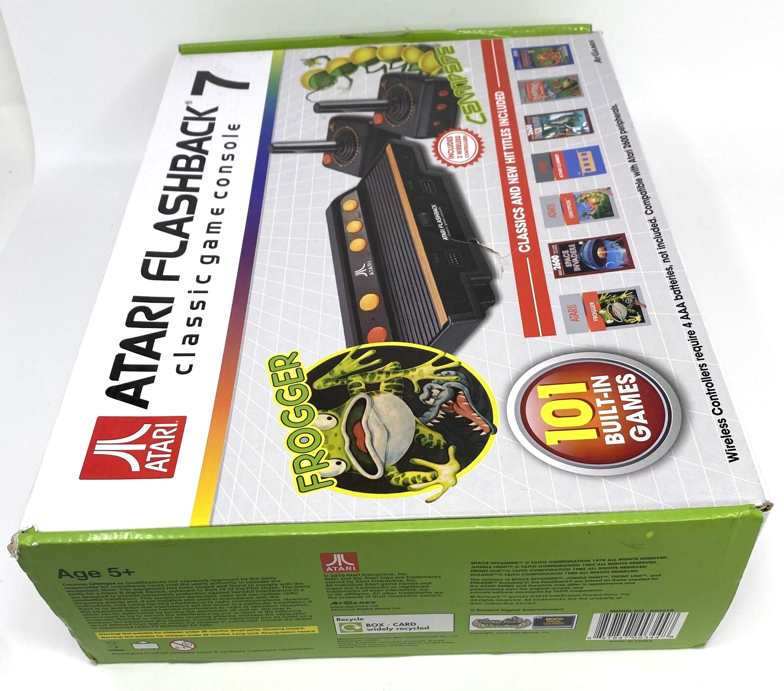 Atari Flashback 7 Classic Console with 101 Games, Controllers, Box, Tested