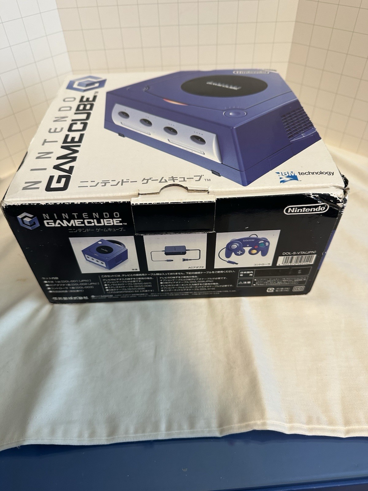 Nintendo GameCube Console CIB Indigo, Works w/ US Region DOL -001 JPN