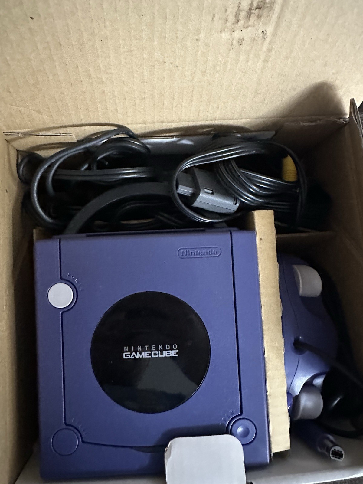 Nintendo GameCube Console CIB Indigo, Works w/ US Region DOL -001 JPN