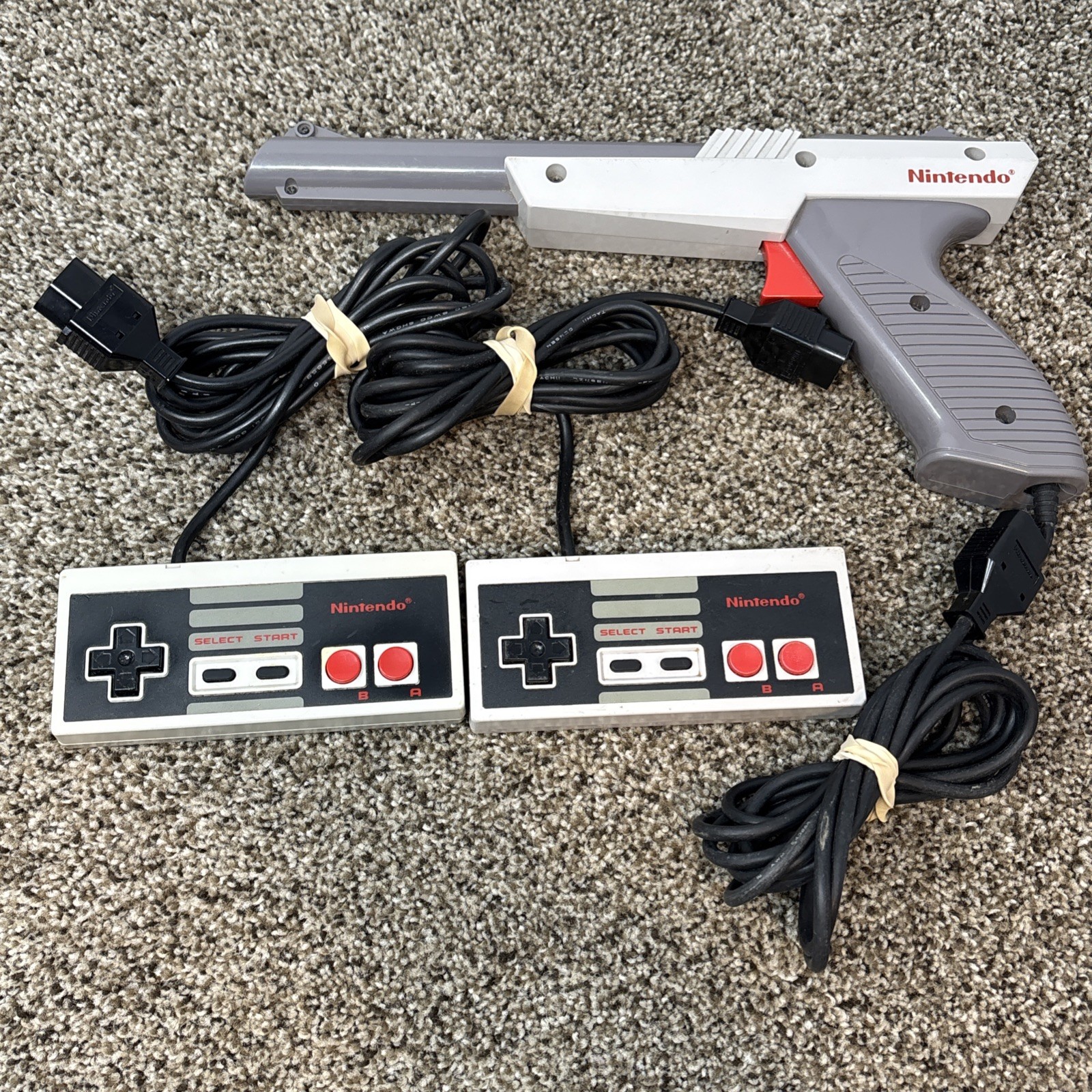 1985 Original NES Nintendo System Console + New 72 Pin Authentic Tested Bundle