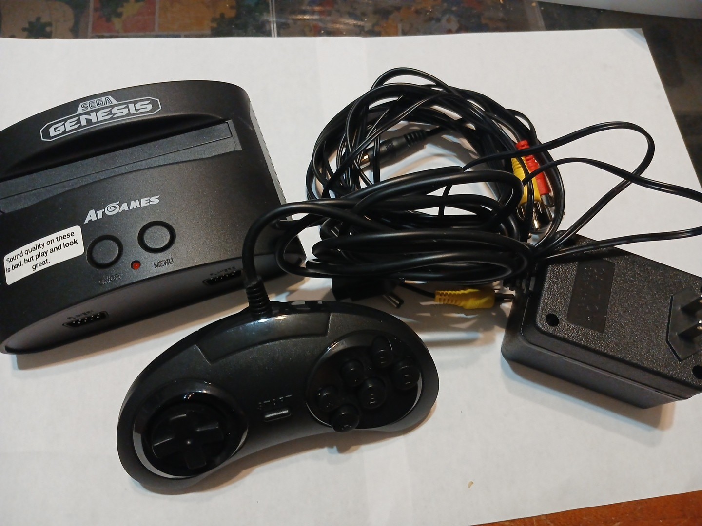 AtGames Sega Genesis Classic Game Console 80 Built-in Games w/ Controller