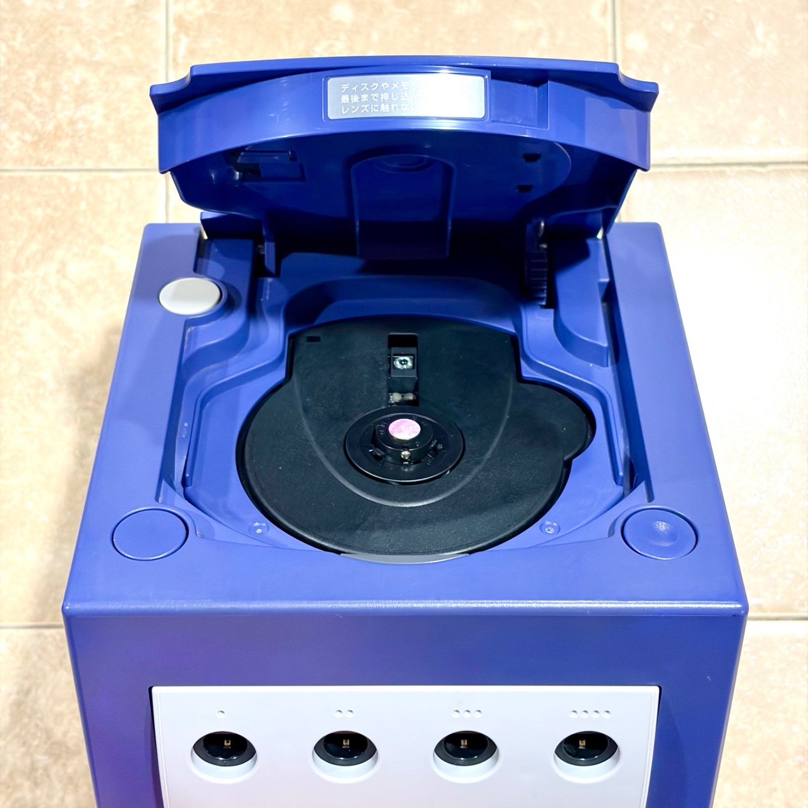 Nintendo GameCube Console Indigo COMPLETE in Box CIB System Nice Clean Purple