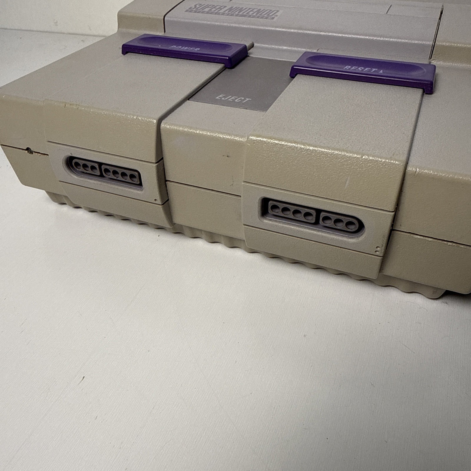 Nintendo SNES Console w/ Super Mario All-Stars Tested No Controllers