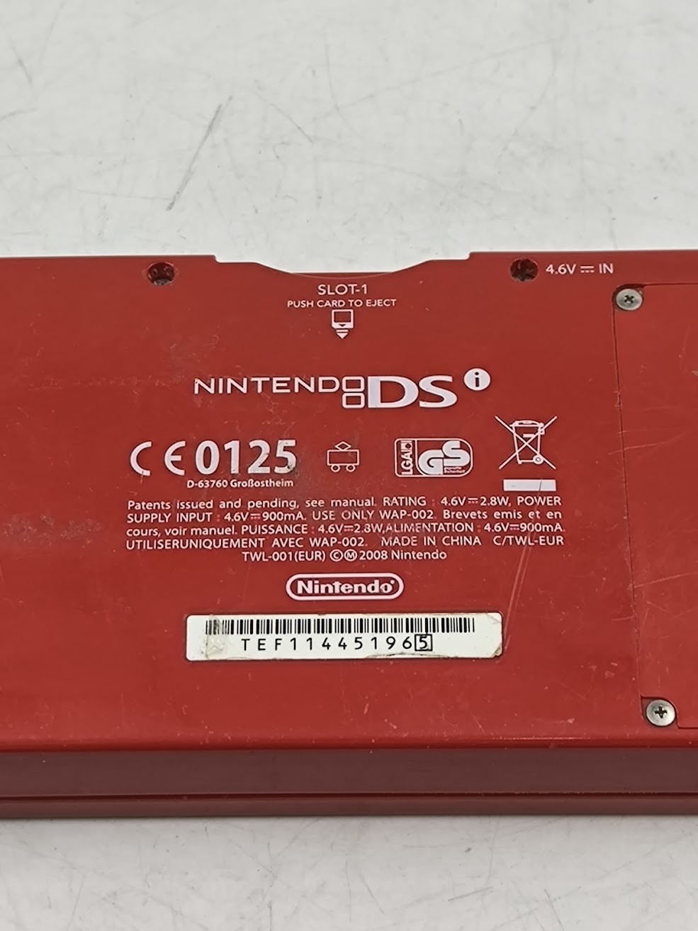 Nintendo DSi Red Console – Not Working