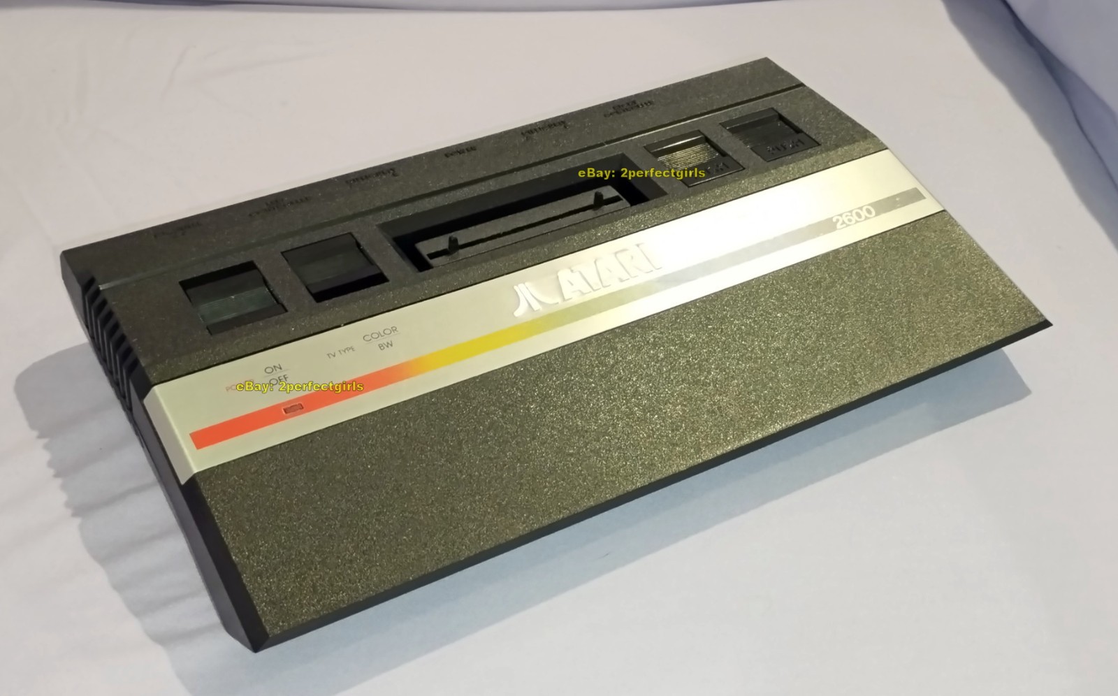 Atari Jr 2600 Rainbow Console CIB w/ALL ORIG Inserts 1987 NM+ HTF TESTED