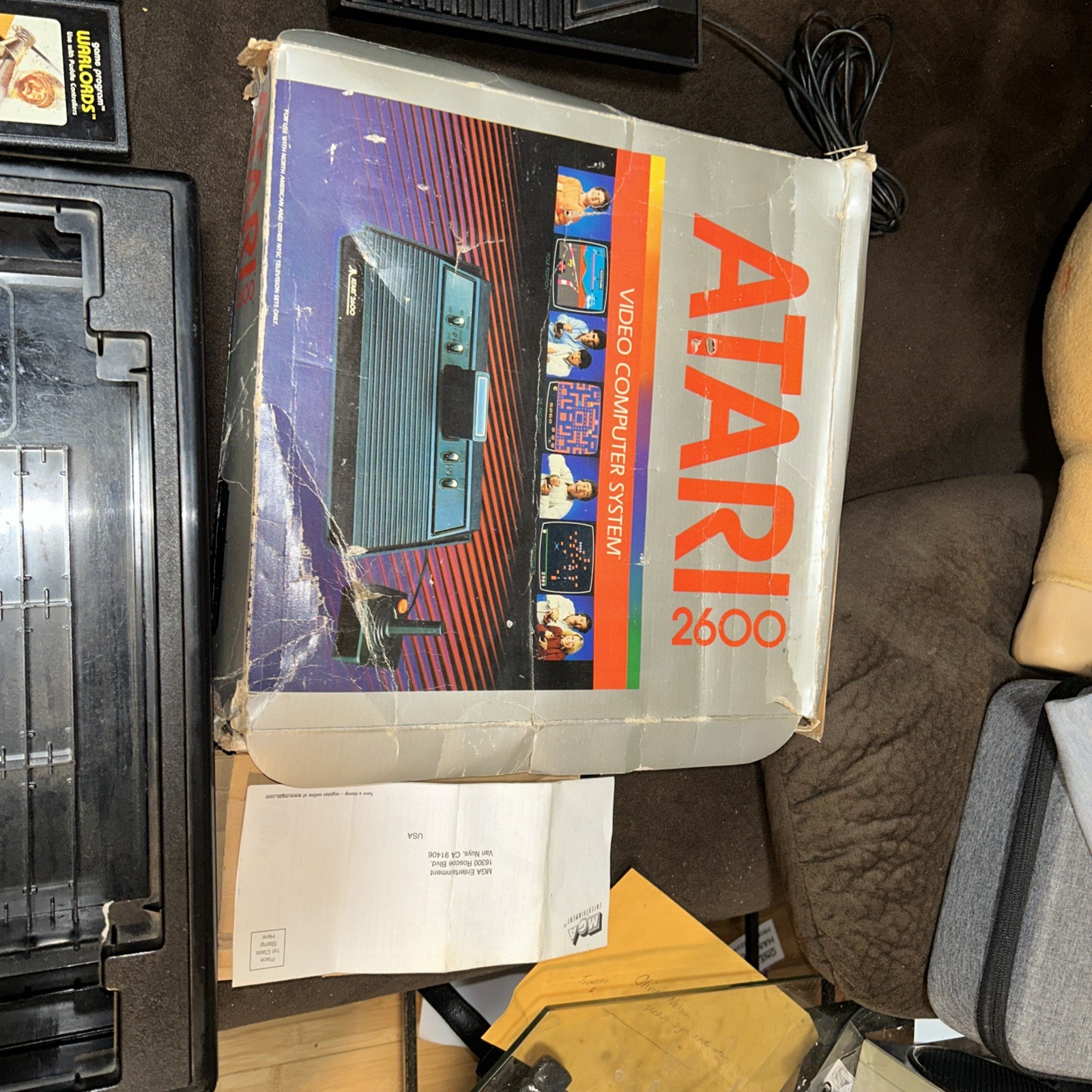 ATARI 2600 Complete Boxed System w/ Original Packaging + 28 Picture Label Games!