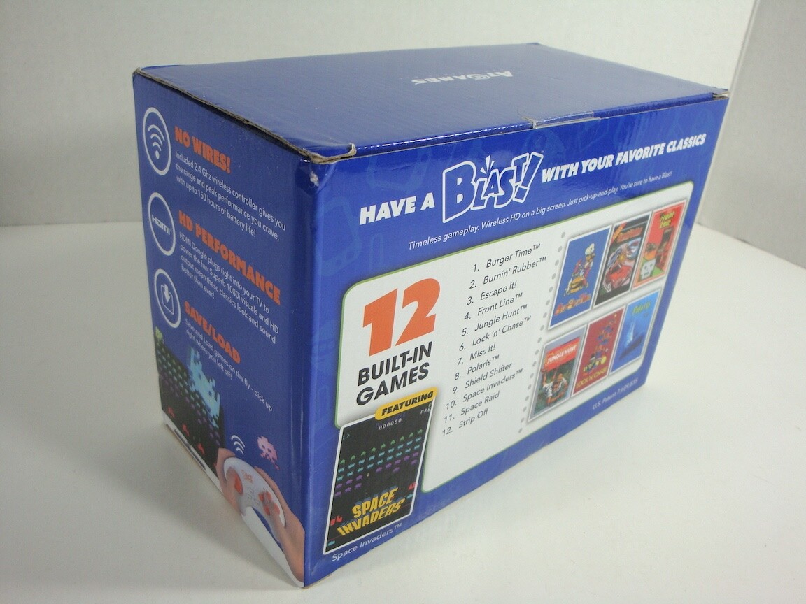 Legends Flashback Blast Space Invaders 12 Games Burger Time BRAND NEW SEALED