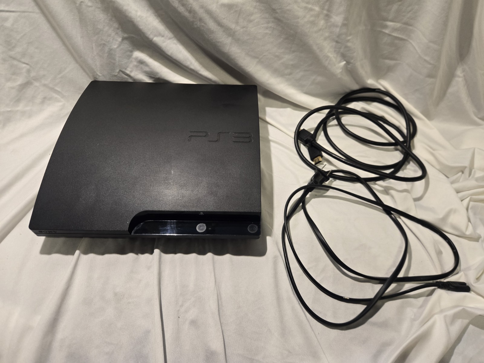 Sony PlayStation 3 Slim PS3 Console Gaming System Only W/ Cords CECH-3001B