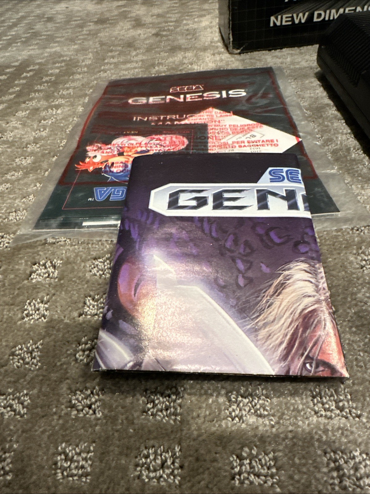 Sega Genesis ALTERED BEAST Bundle Console System Complete in Box (no Styrofoam)