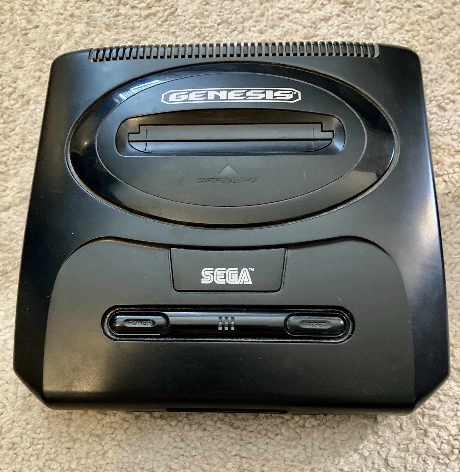 Sega Genesis Black Console MK-1631 Tested Working Accessories Sold Separately