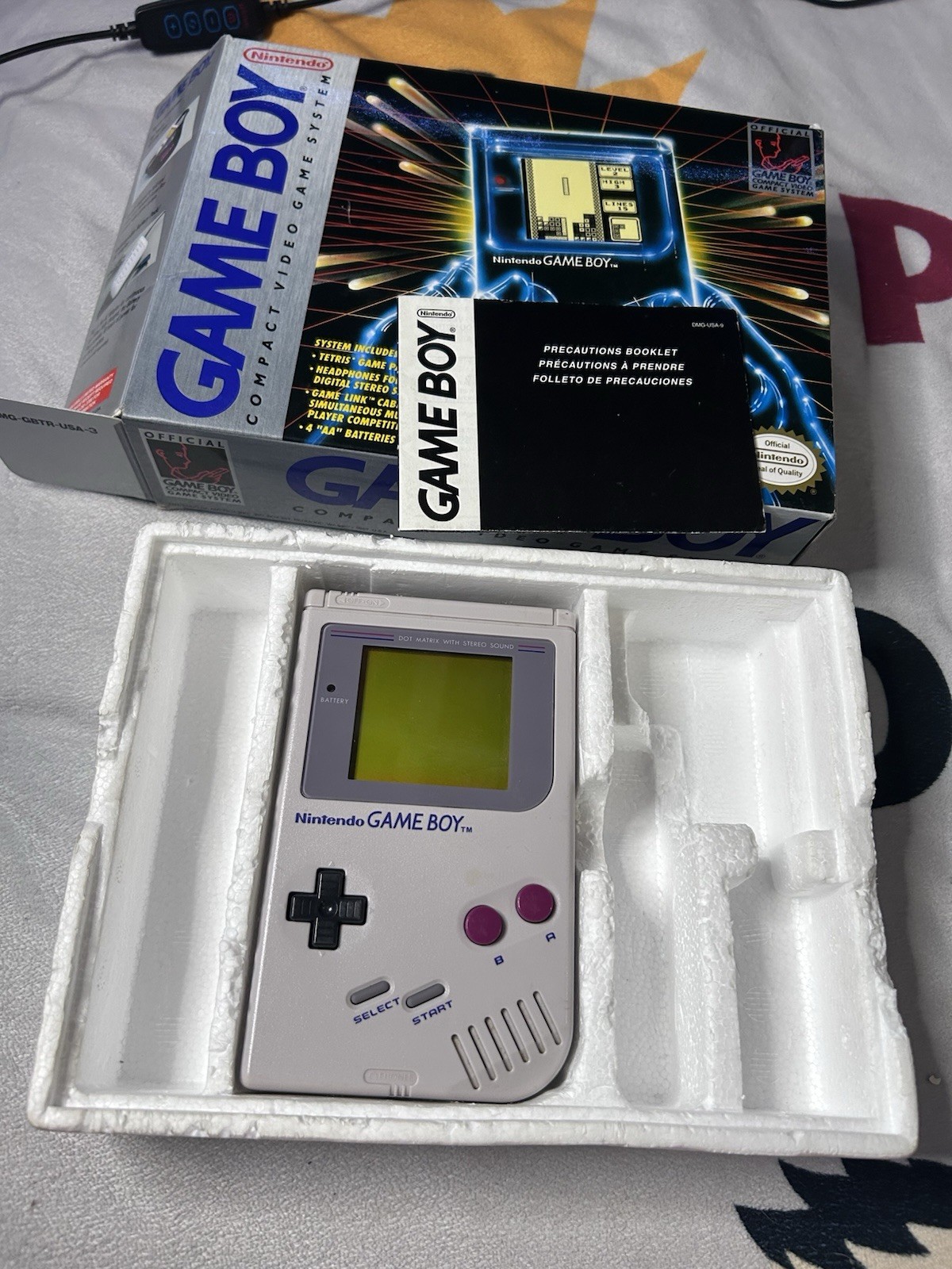 game boy console dmg-01 With Box And Manual Not Working Or Cib