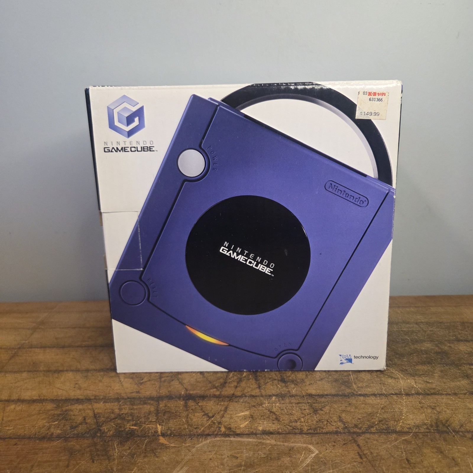 Nintendo GameCube Indigo Game Console DOL-001 NTSC Open Box New