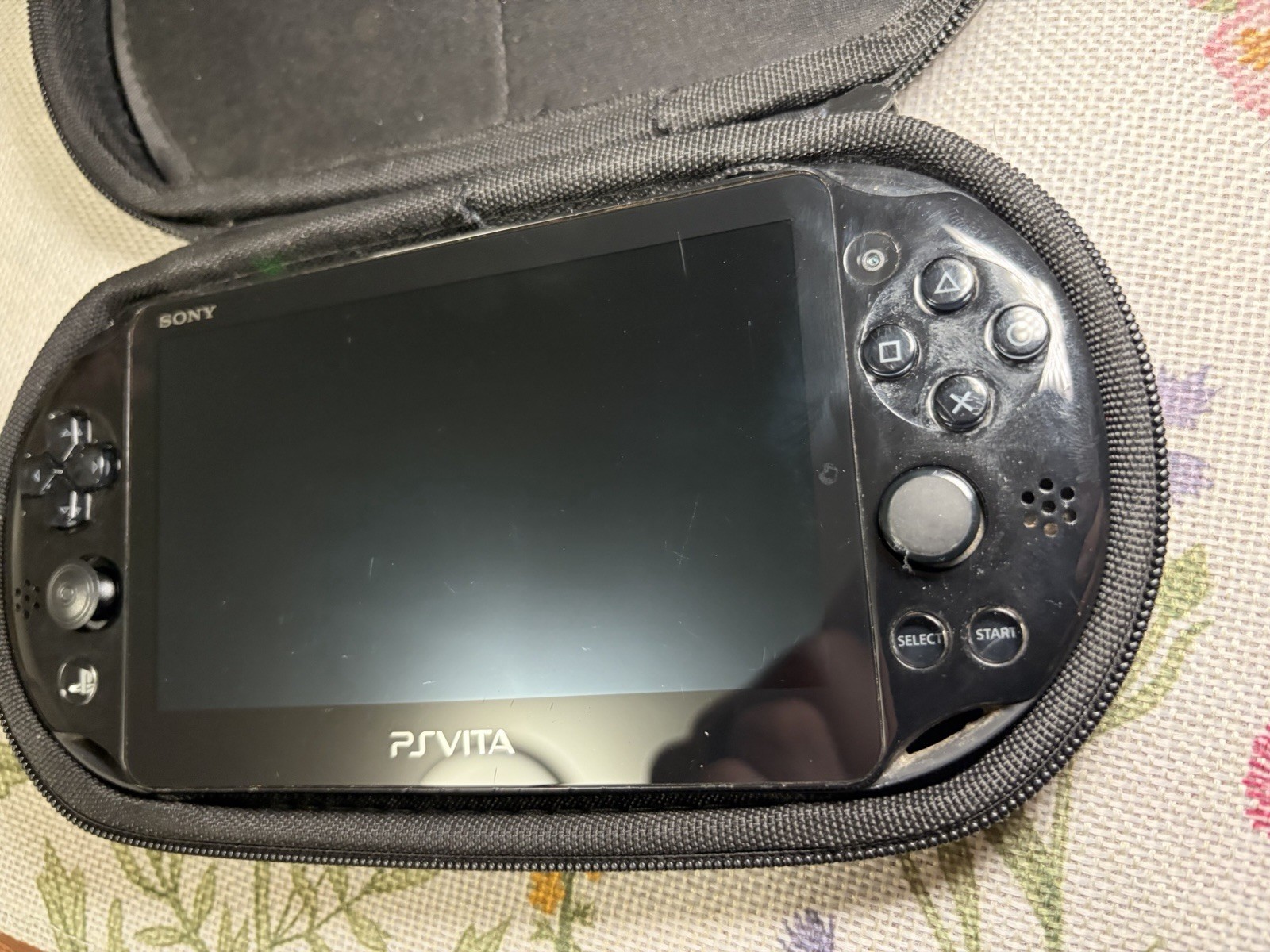 Sony PlayStation PS Vita 2001 w/4 GB SD Card – Tested & Working – New Joystick