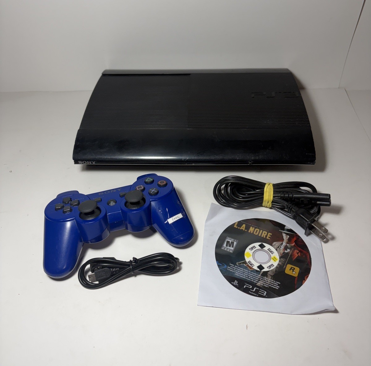 Sony PlayStation 3 Super Slim Black PS3 Video Game Console CECH-4301A 500GB