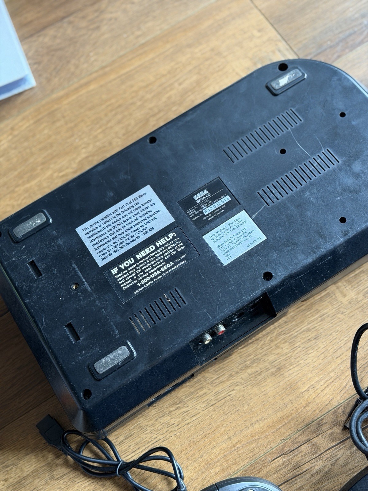 Sega Genesis Model MK-4102A 16-bit Console & Sega CD FOR PARTS CHECK DESRIPTION
