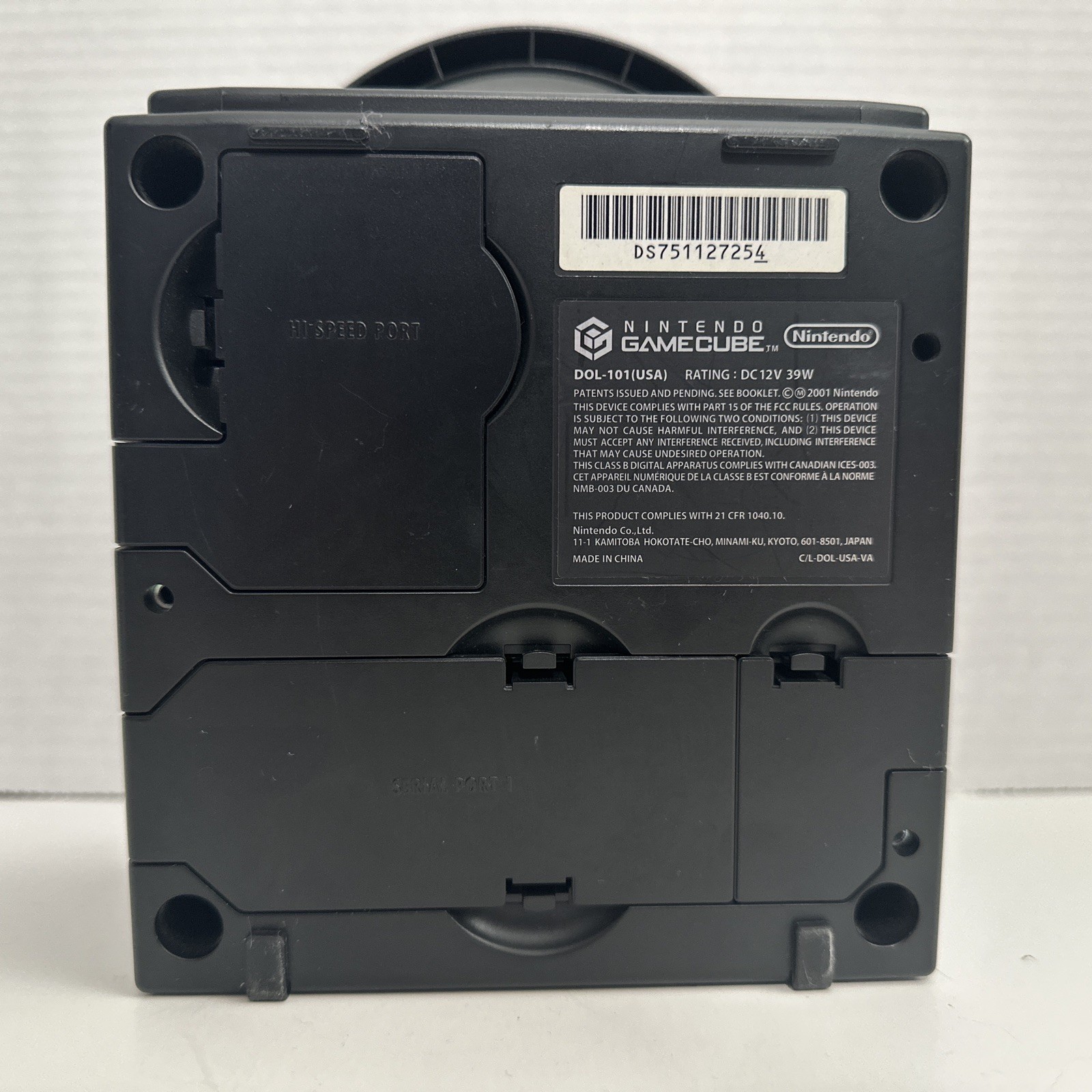 Nintendo GameCube DOL-001 BLACK Console Bundle Controller, Game & Cables Tested