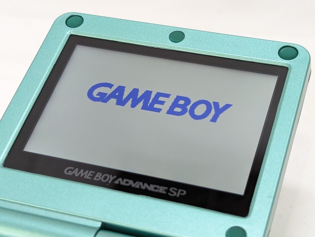 GameBoy Advance SP Venusaur Edition Type-C IPS LCD Handheld Console Tested JAPAN