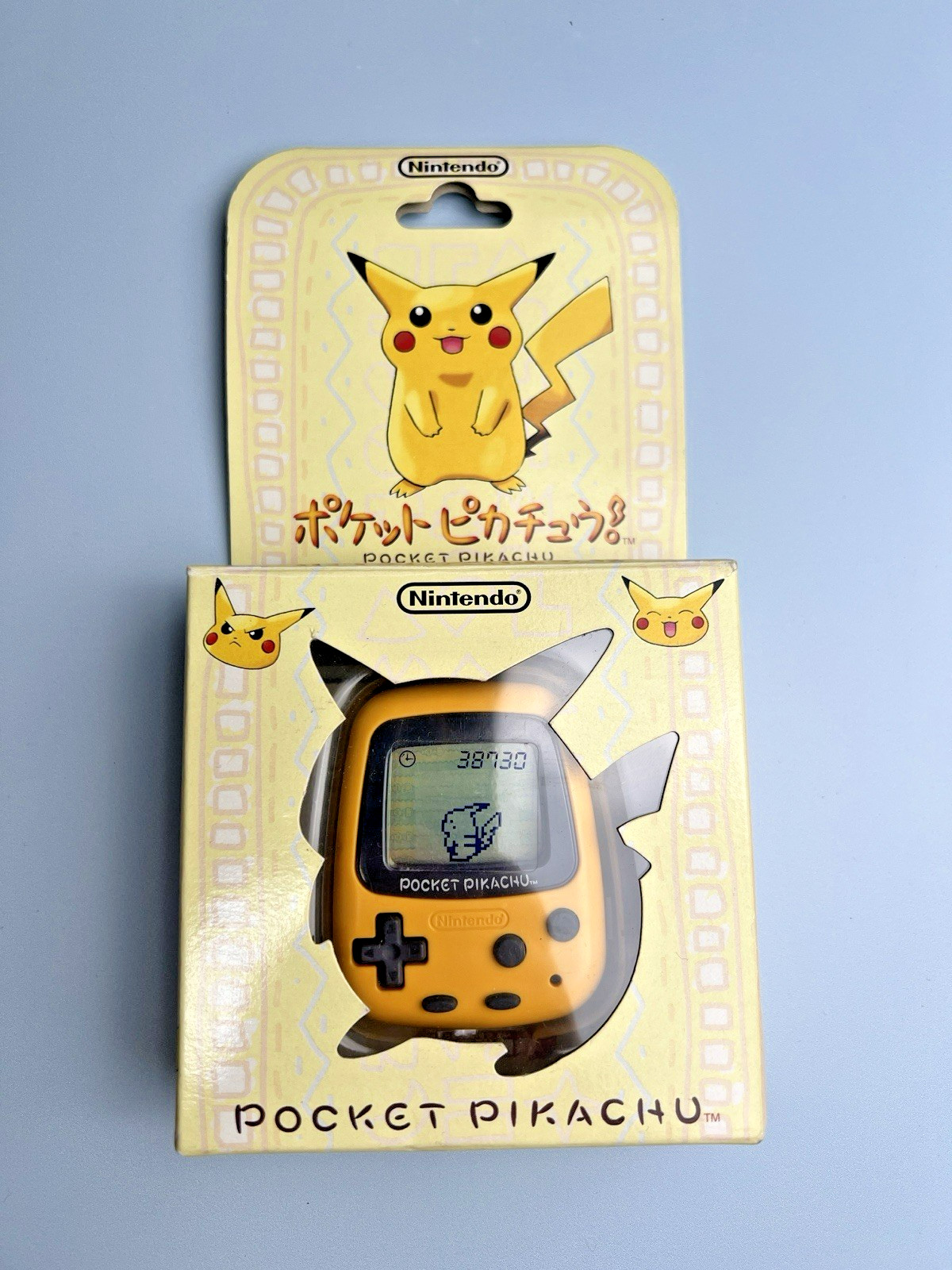 Nintendo PokemonPikachu MPG-001 1998 Pedometer Japan Virtual Pet Open Box Unused
