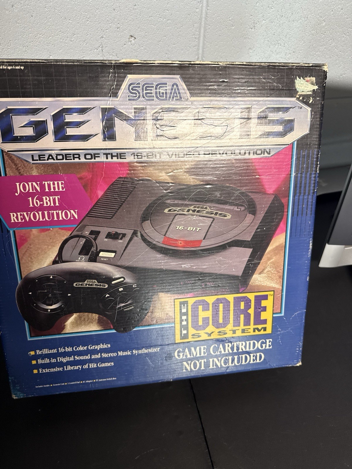 Original SEGA GENESIS Console model 1 core System with box FREE SHIPPING
