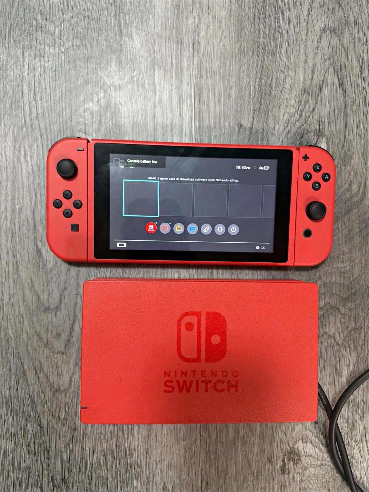 Nintendo Switch HAC-001 (001) Red 32GB version rare