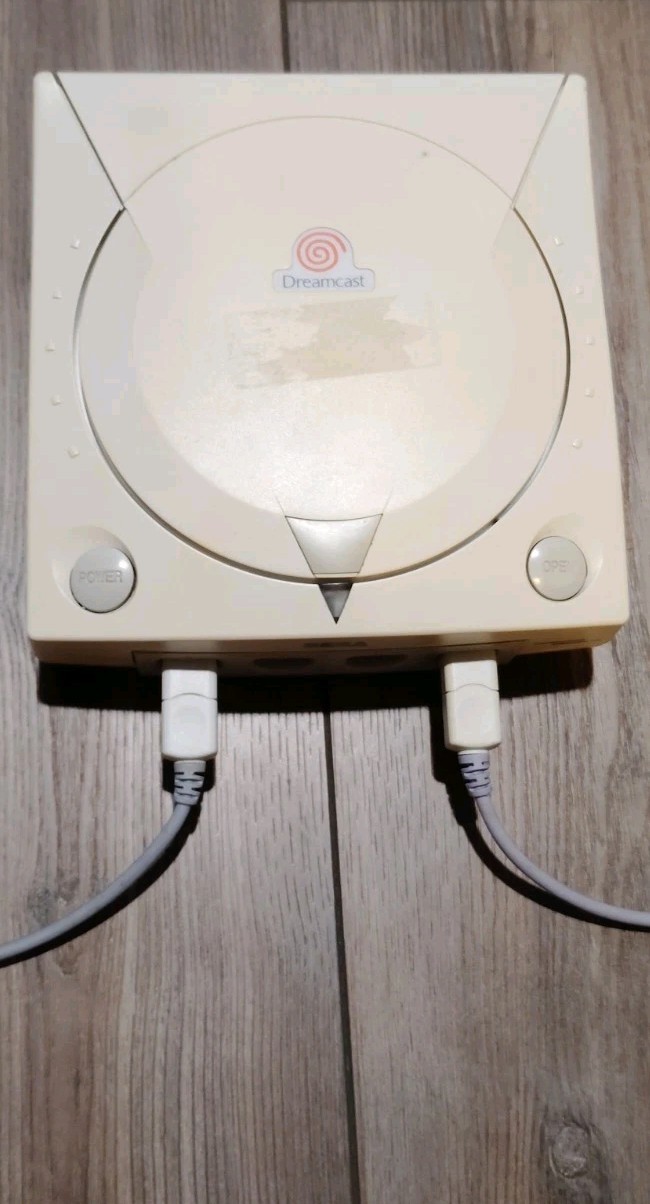 SEGA Dreamcast Console Bundle 2 Controllers Blue/White