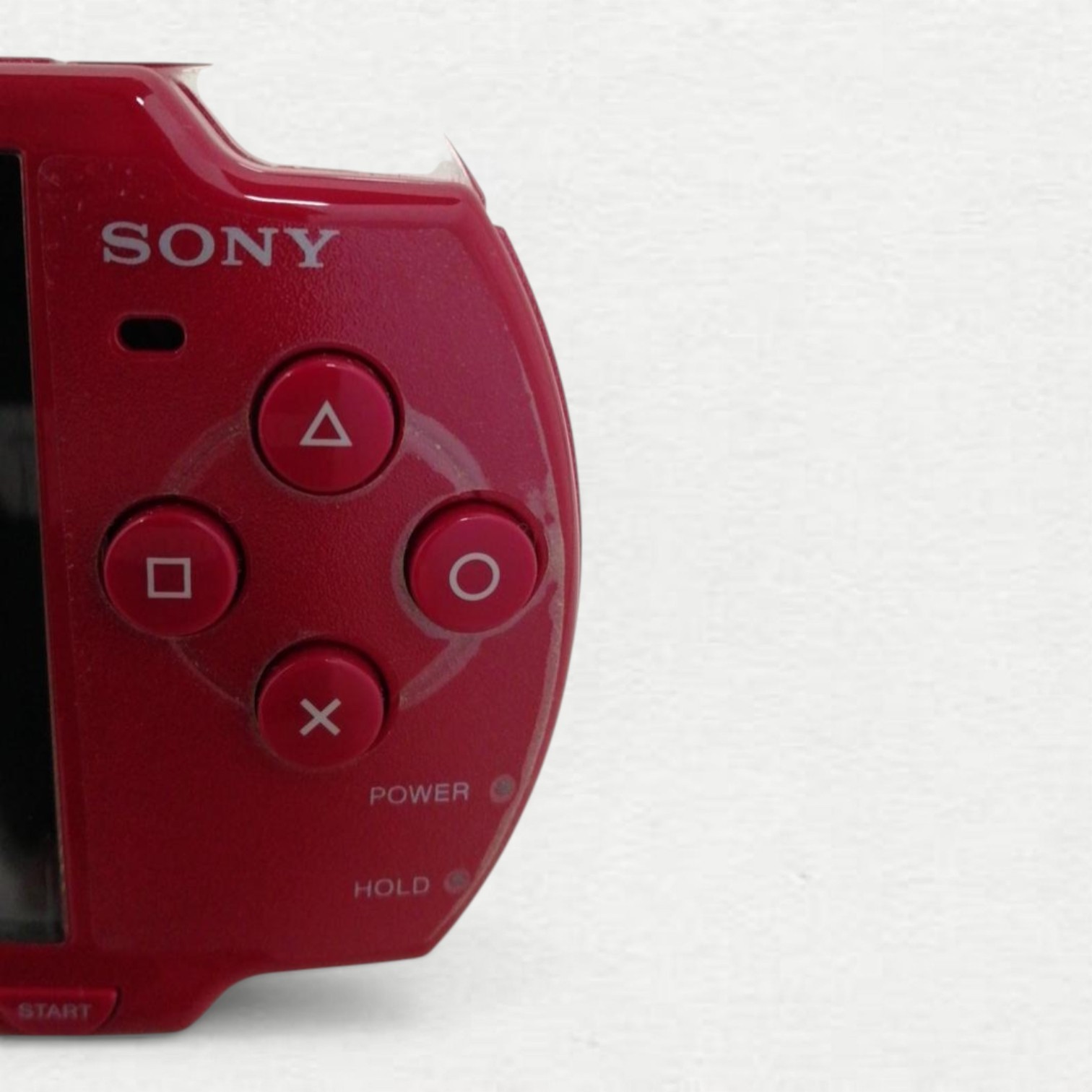 Sony PSPJ-20001 Handheld System Headphone Jack Console Wi-Fi Capability Deep Red