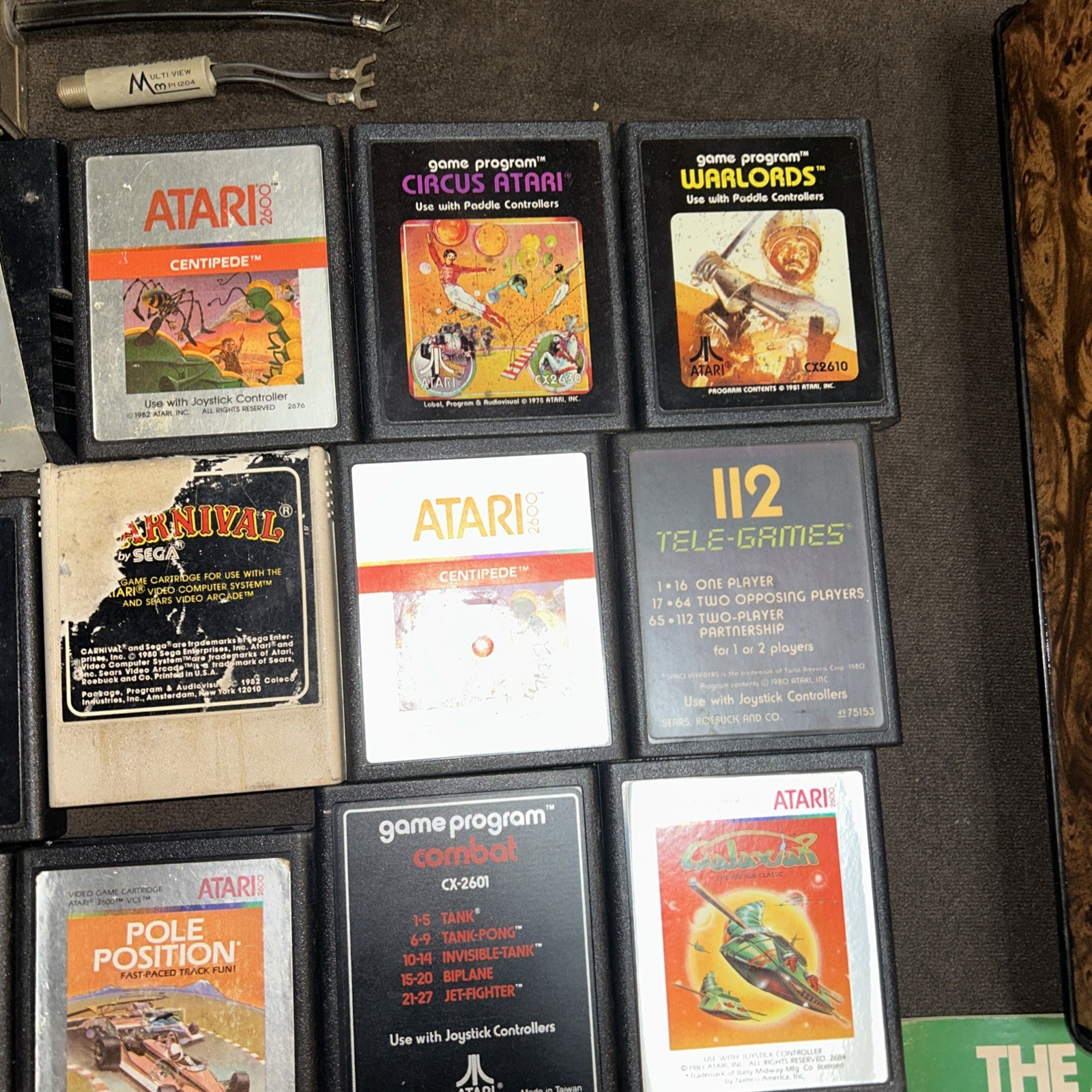 ATARI 2600 Complete Boxed System w/ Original Packaging + 28 Picture Label Games!