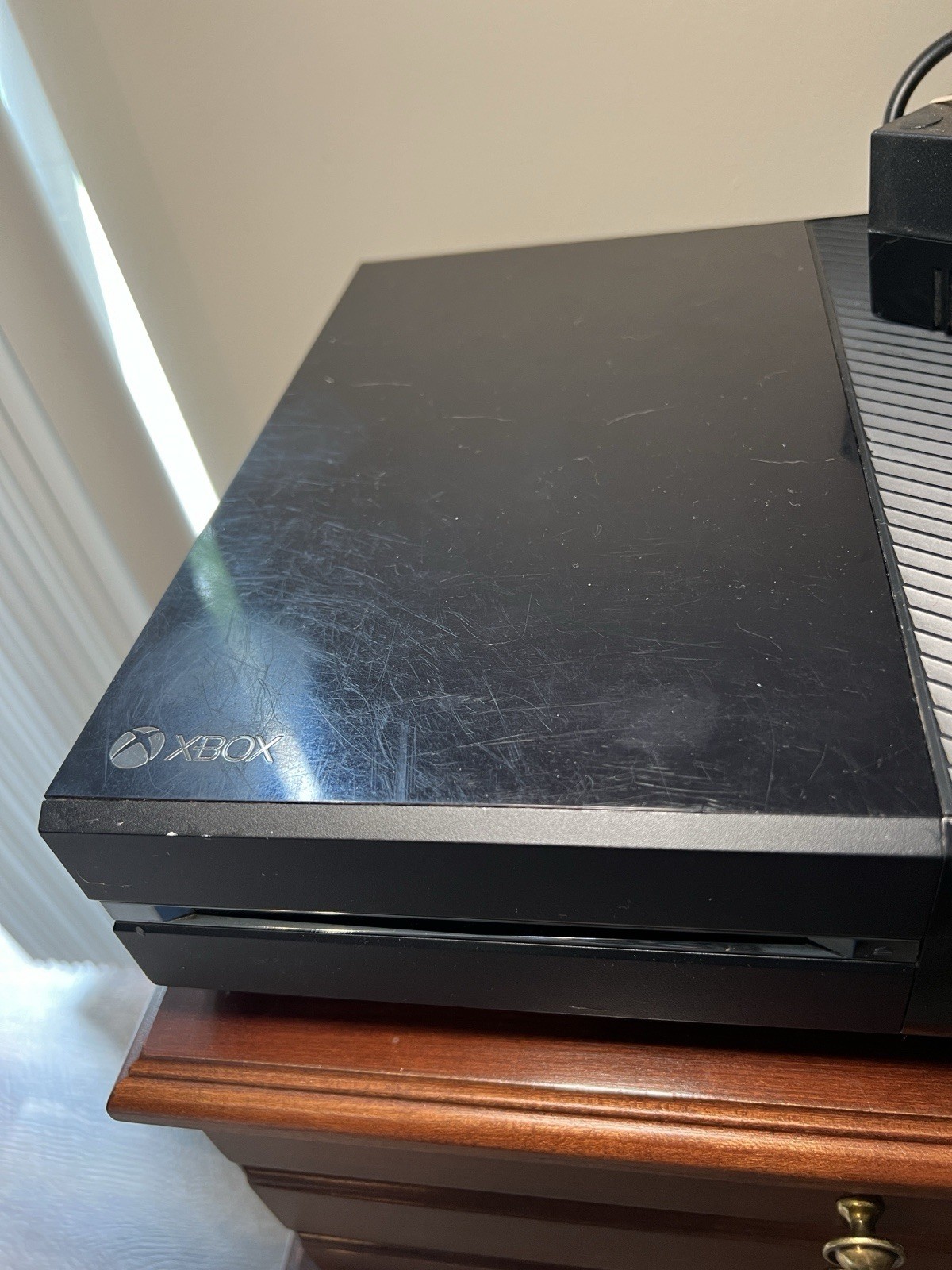 Microsoft Xbox One Console with AC Adapter Cord Both For Parts Only Untested