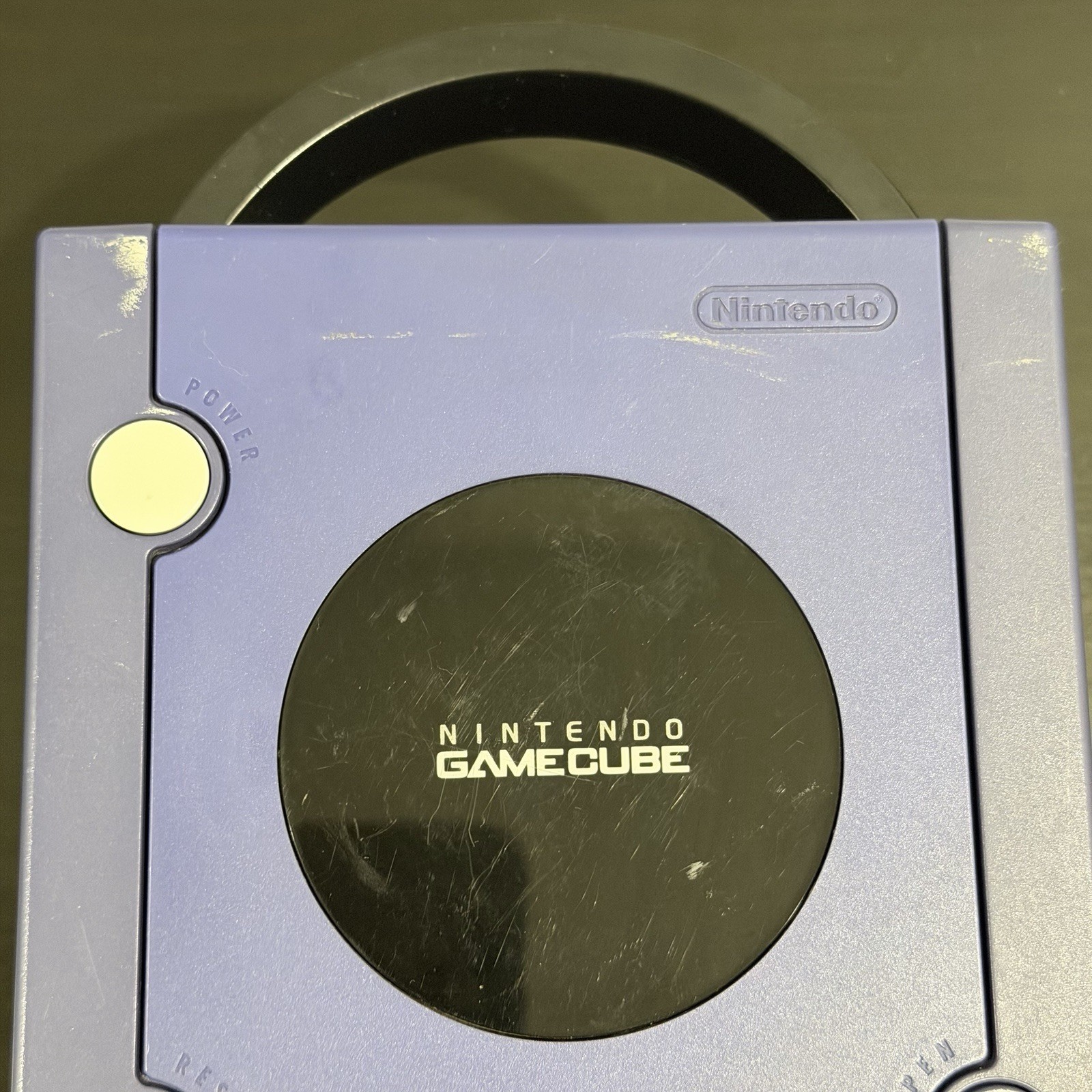 Nintendo GameCube Console Indigo with 3 Controller, Memory Card, Cables TESTED