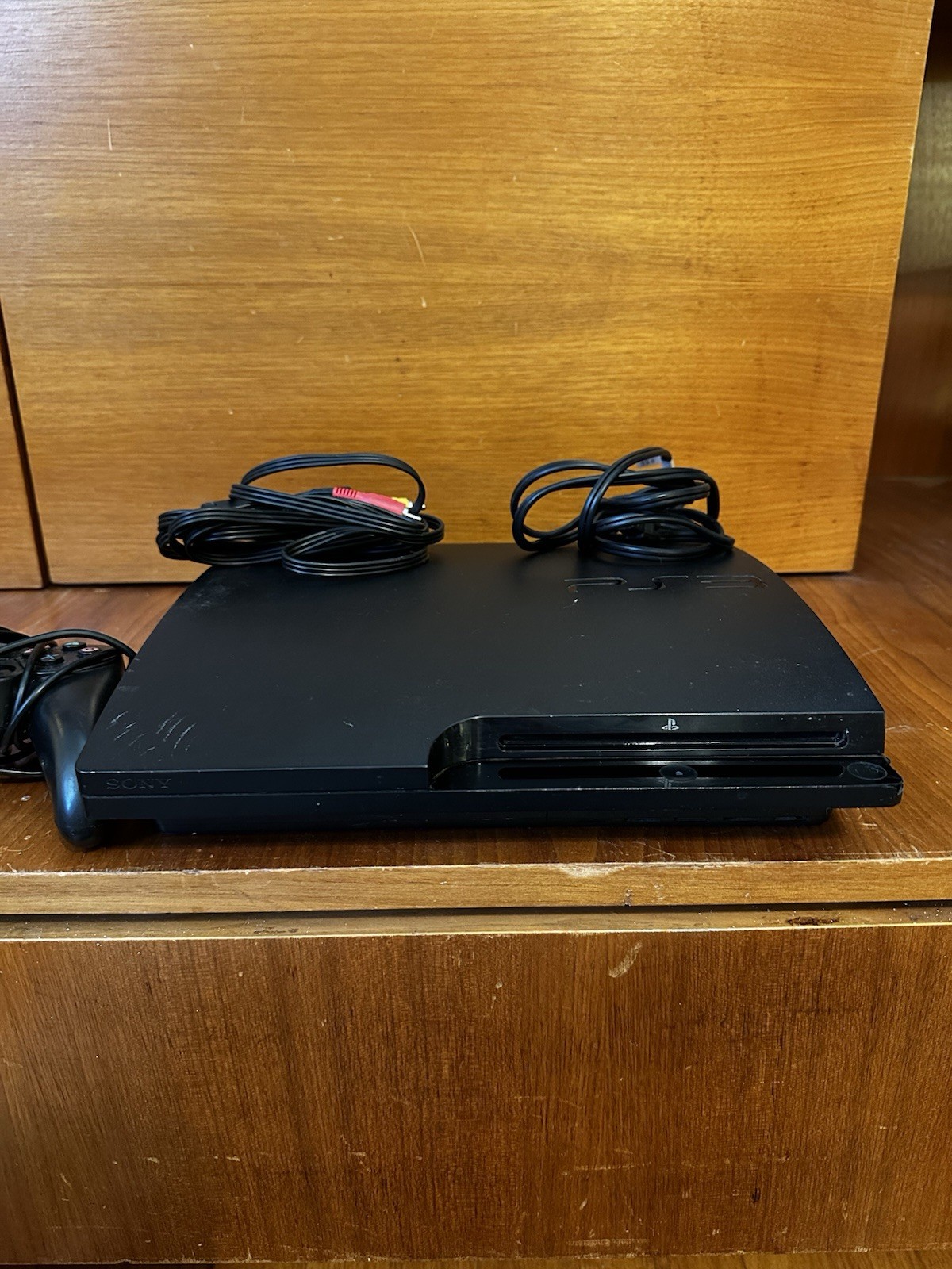 Sony PlayStation 3 Slim CECH-3001A 160GB Black Console – Working – Slight damage