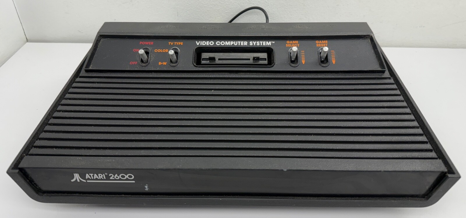 Vintage ATARI 2600 Darth Vader Video Computer System All Black Console UNTESTED