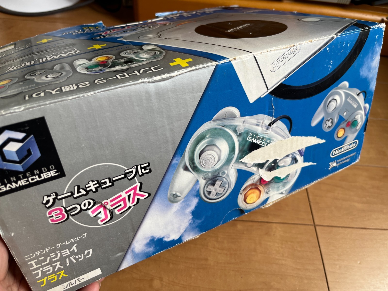 Nintendo GameCube Console Enjoy Plus Pack Silver Color with BOX and Manual