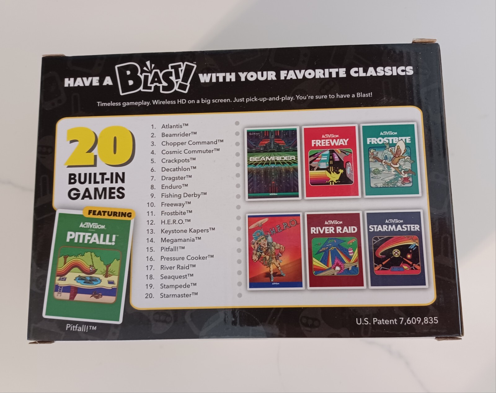 Activision Flashback BLAST Wireless Game with 20 Built in Games, Pitfall