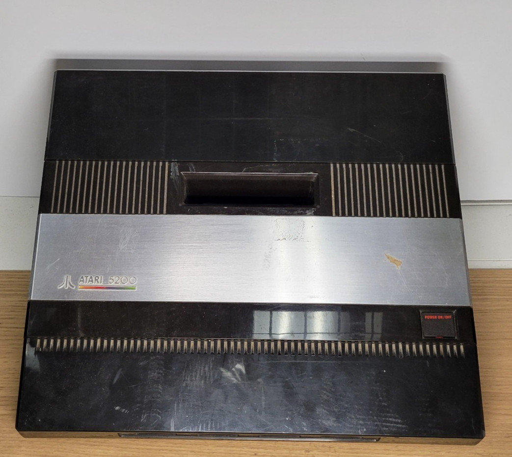 Vintage Atari 5200 4 Port Console Tested Working w/ Cords No Controllers