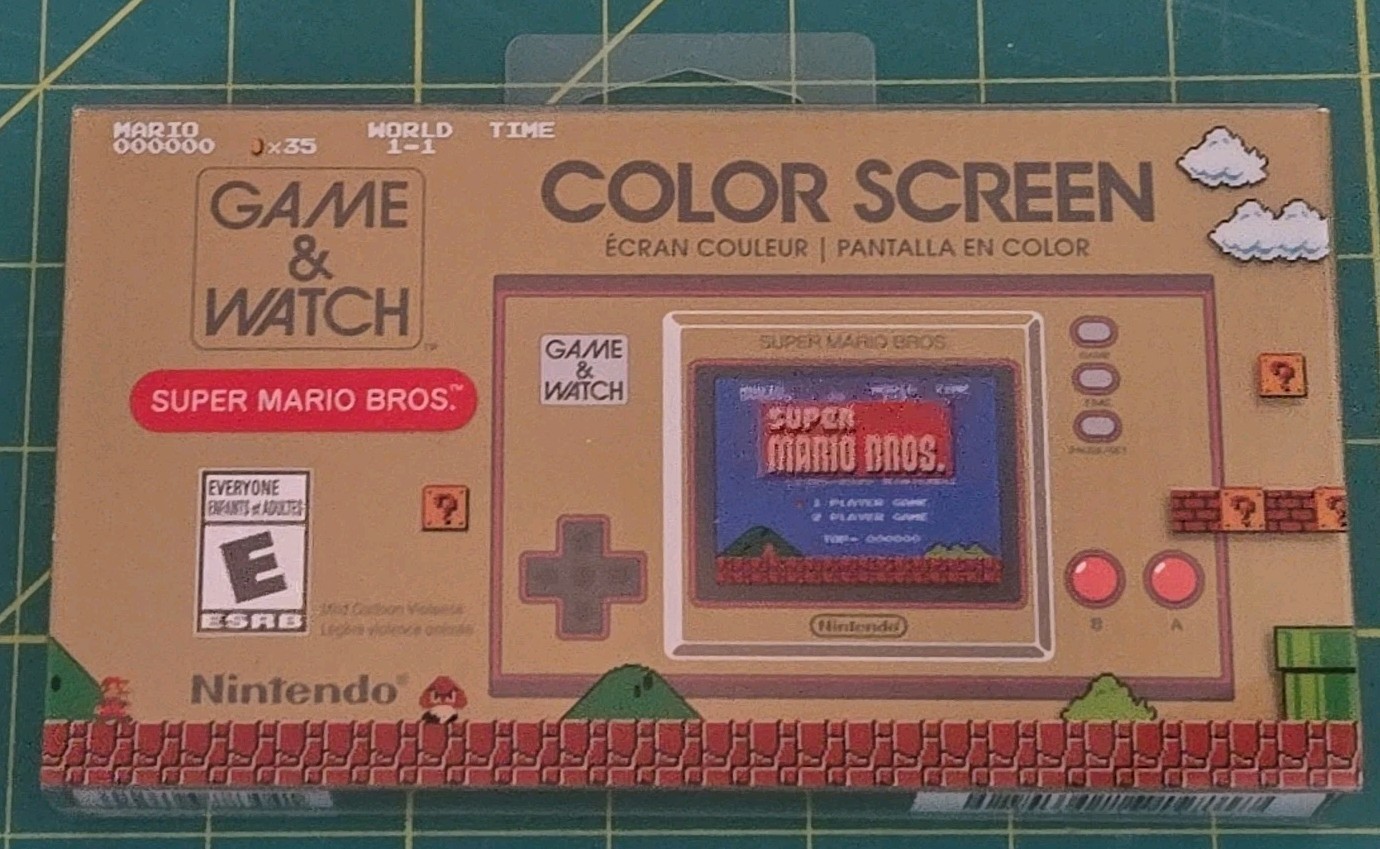 New/Sealed Nintendo Game & Watch: Super Mario Bros. Handheld Console