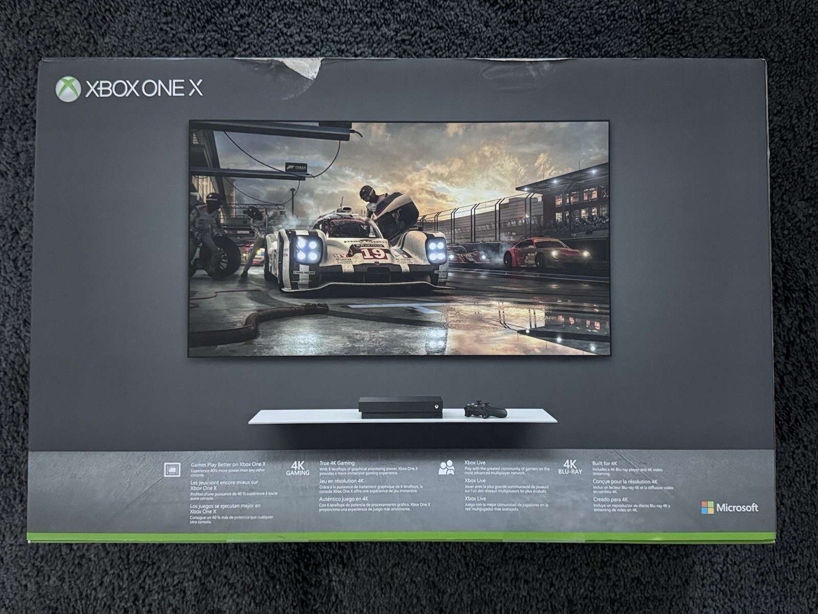 Microsoft Xbox One X Black Console 1TB with Original Box