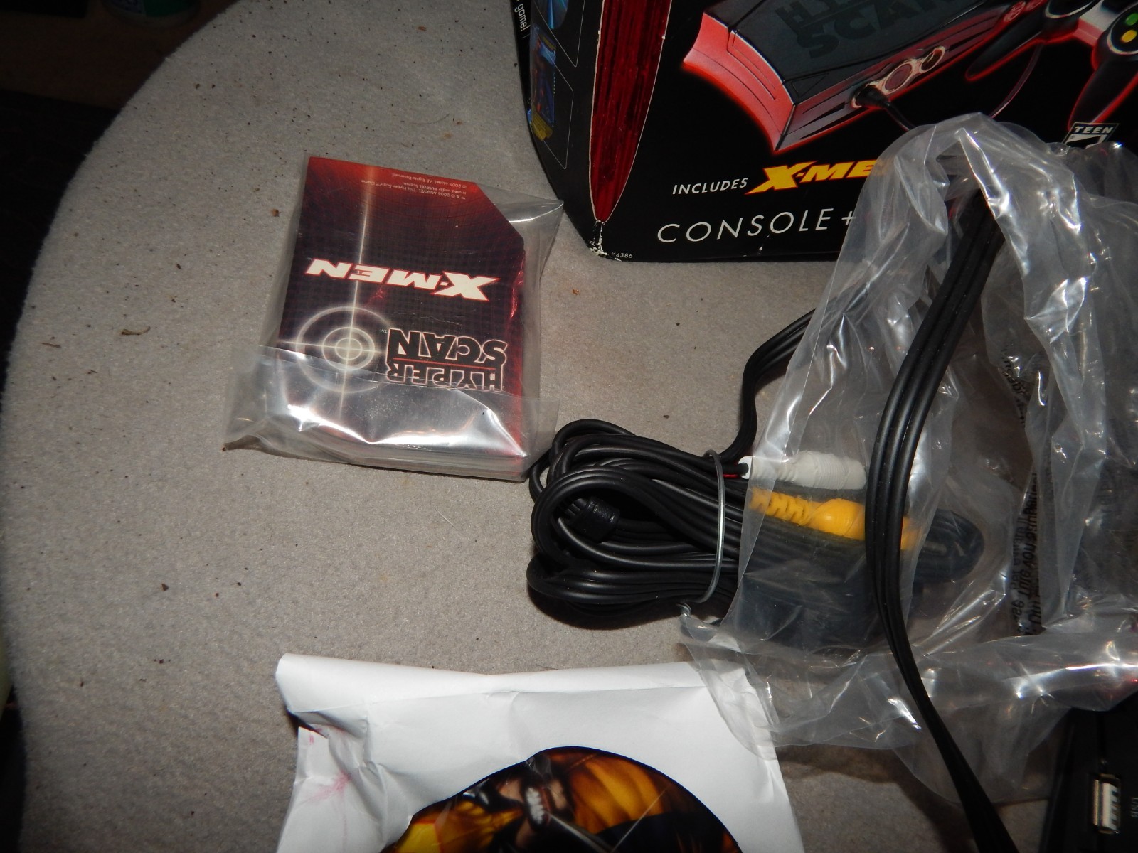 Mattel Hyper Scan Video Game System With X-Men Game Pack Unused? Parts Estate