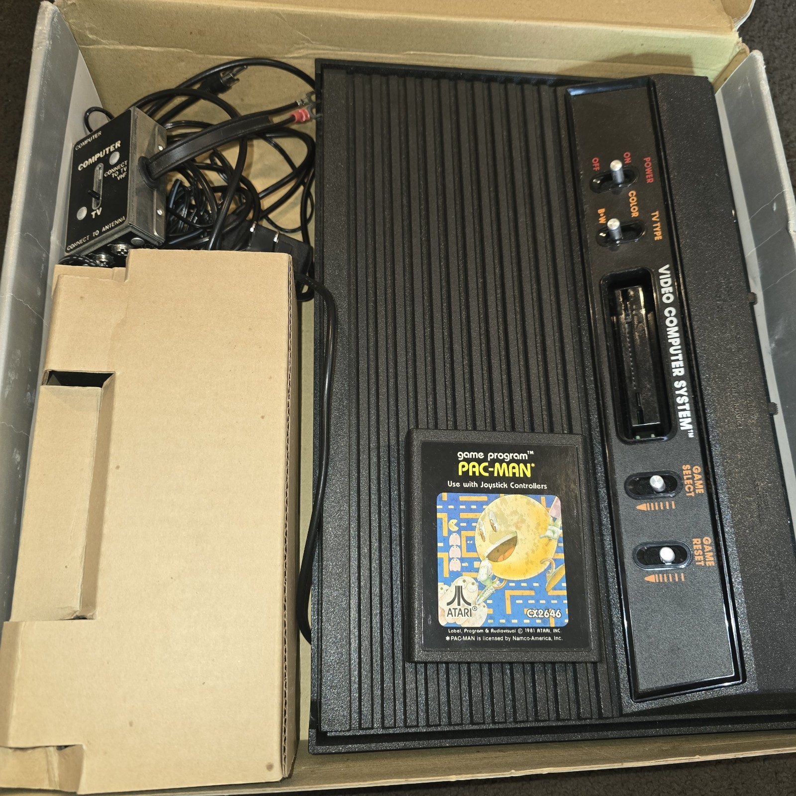 Atari 2600CX 1983 “Darth Vader Edition” Console With Pac-Man Game