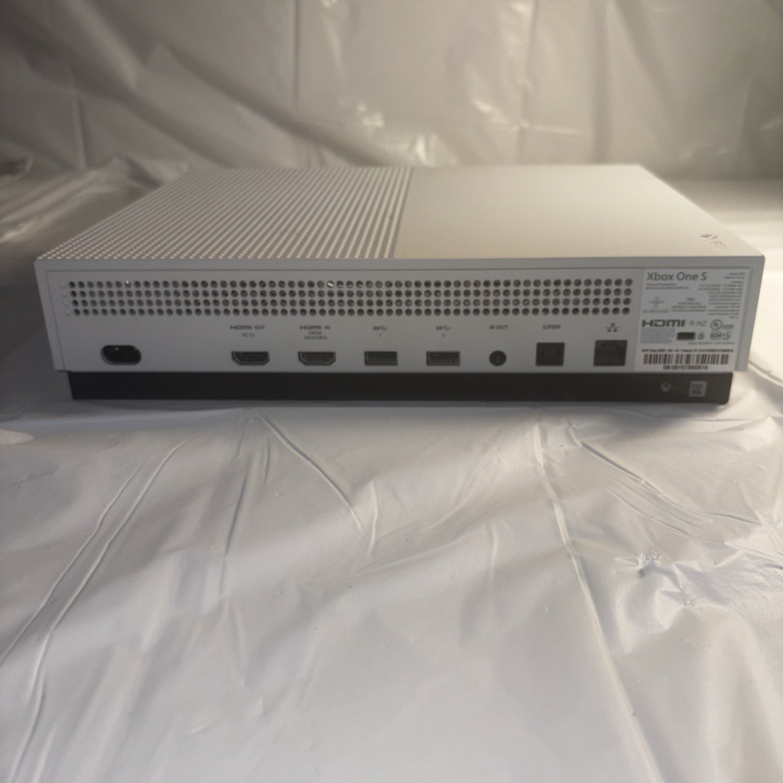 Microsoft Xbox One S White Home Console HDMI S/PDIF Ethernet Model 1681 2023