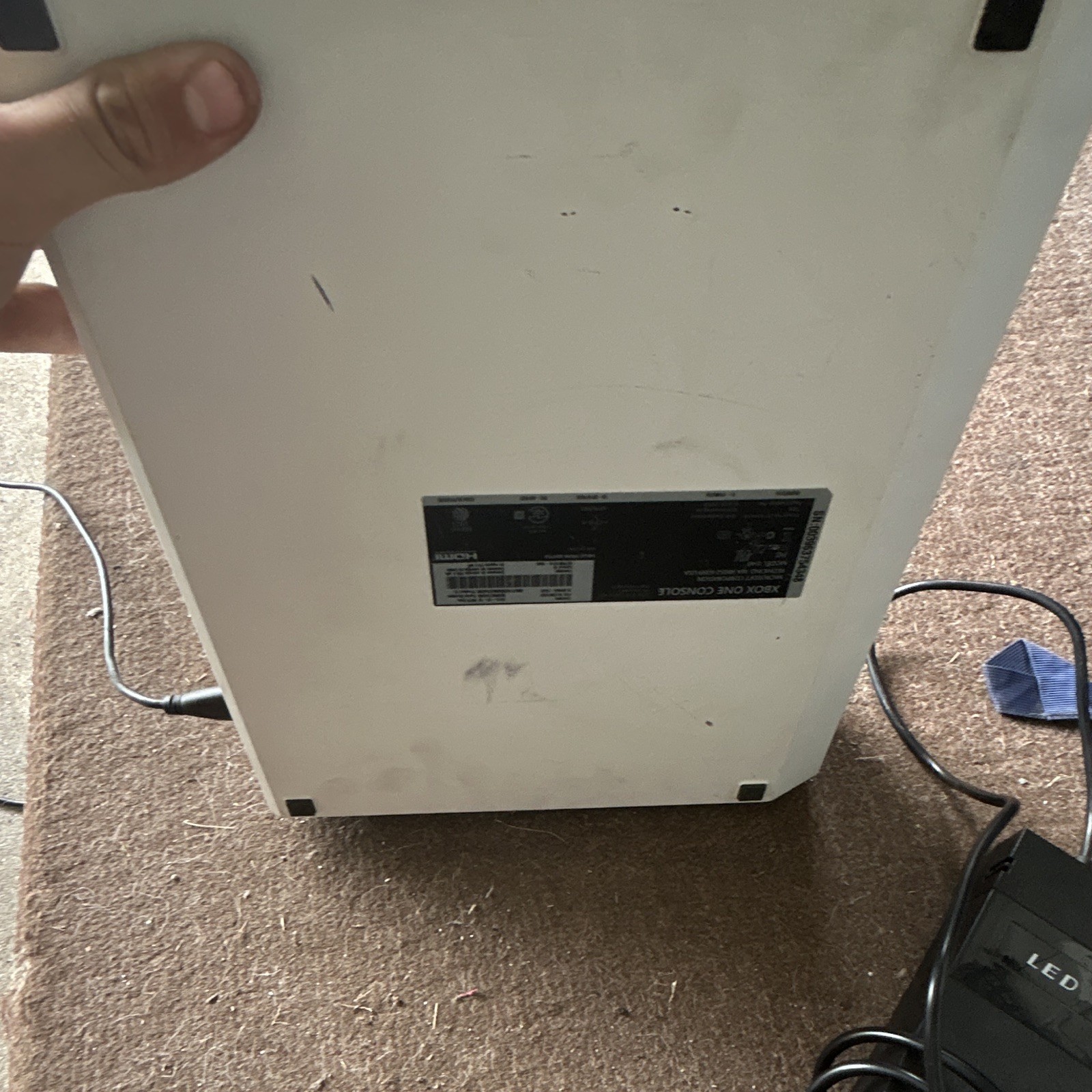 Microsoft Xbox 1 White Console w/ Power Adapter, HDMI USB, controller included