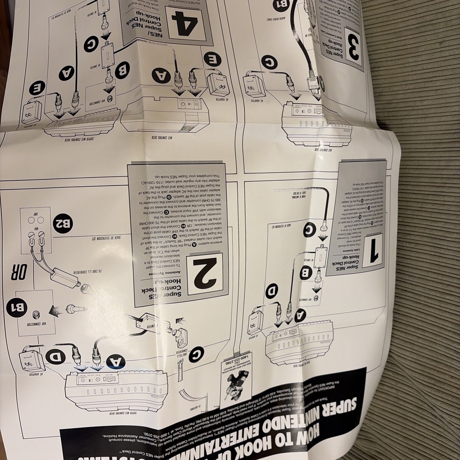 Super Nintendo Entertainment System- Super Set Box/Manual Only
